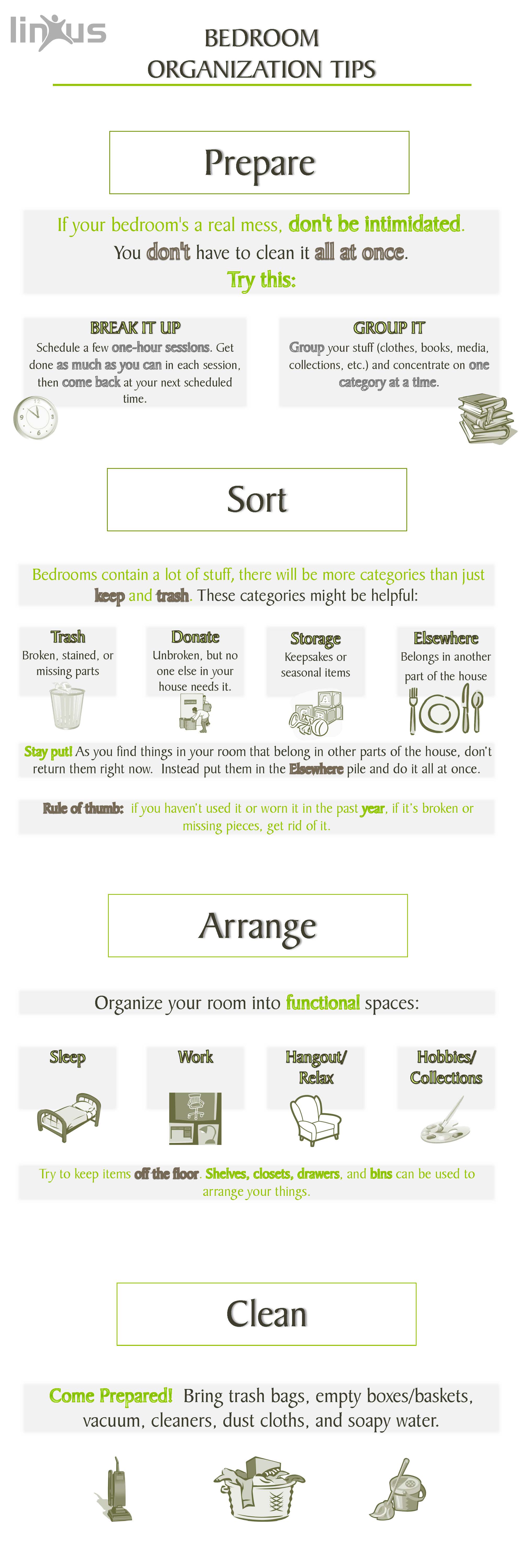 Bedroom Organization Tips_infographic
